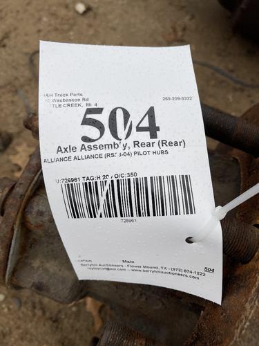 ALLIANCE  Axle Assembly, Rear (Rear)