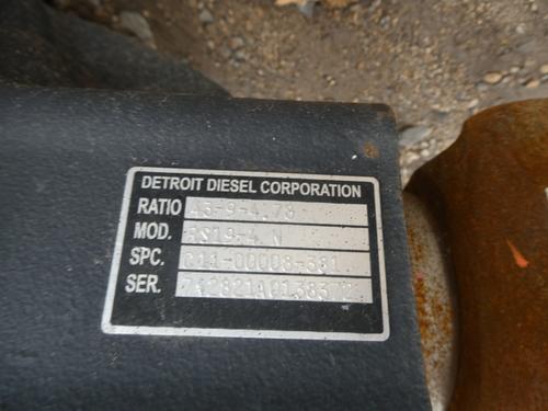AXEL ALLIANCE COMPANY  Axle Assembly, Rear (Rear)