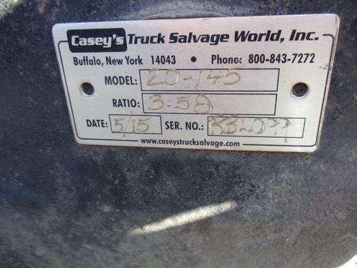   CUTOFF - TANDEM AXLE