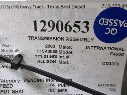 ALLISON MD3560P Transmission Assembly