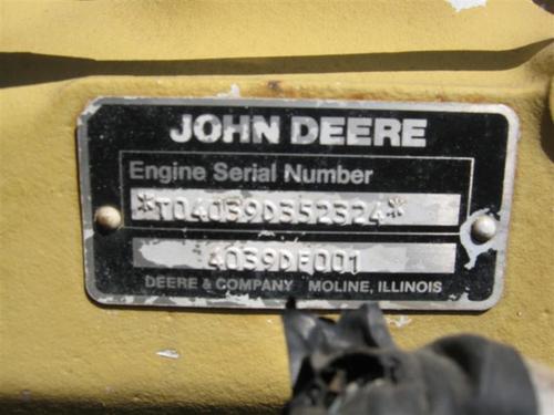 JOHN DEERE 4039 Engine Assembly