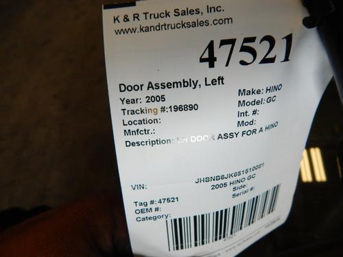 HINO GC Door Assembly, Front