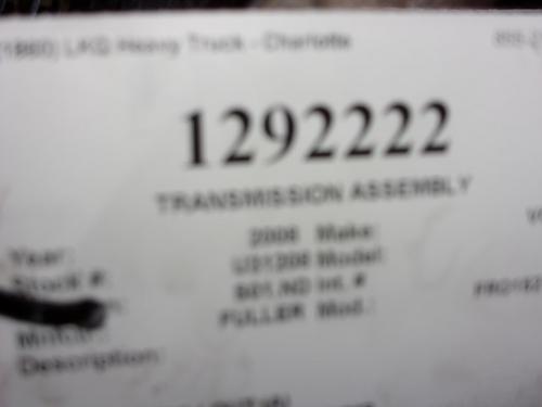 FULLER T14607A Transmission Assembly