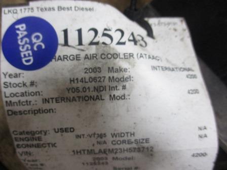 INTERNATIONAL 4200LP Charge Air Cooler (ATAAC)
