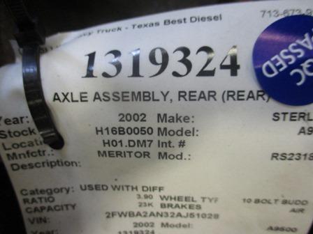 MERITOR-ROCKWELL RS23186 Axle Assembly, Rear (Rear)