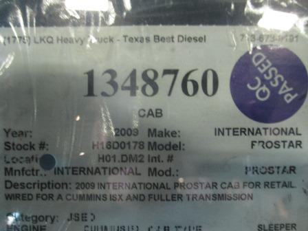 INTERNATIONAL PROSTAR 122 CAB