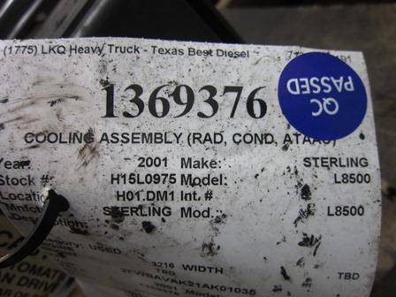 STERLING L8500 COOLING ASSEMBLY (RAD, COND, ATAAC)