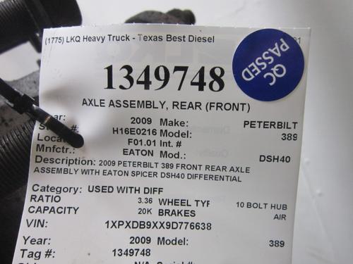 EATON-SPICER DSH40 Axle Assembly, Rear (Front)
