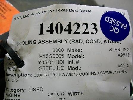 STERLING A9513 COOLING ASSEMBLY (RAD, COND, ATAAC)