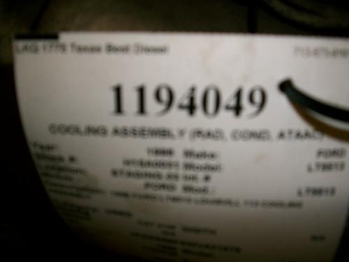FORD LT8513 COOLING ASSEMBLY (RAD, COND, ATAAC)