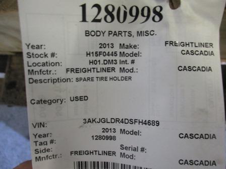 FREIGHTLINER CASCADIA 125 Body Parts, Misc.