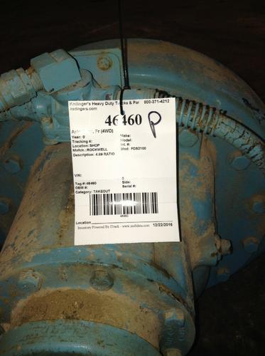 ROCKWELL FDS2100 Axle Assy, Fr (4WD)