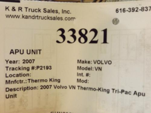 Thermo King  AUXILIARY POWER UNIT